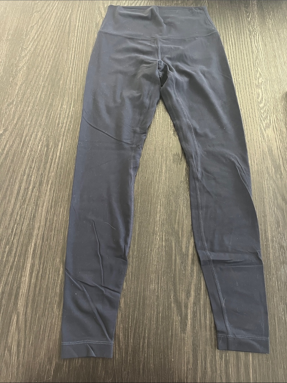 Lululemon High-Waist Navy Performance Leggings